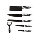 Cecotec Set de 6 couteaux suisses de couleur noire