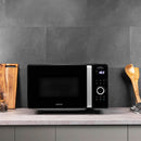 Cecotec Micro-ondes sans plateau GrandHeat 2500 Flatbed Touch Black