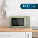 Cecotec Micro-ondes 20 L ProClean 3010 Retro Green
