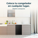 Cecotec Bolero CoolMarket TF 97 Schwarzer Gefrierschrank
