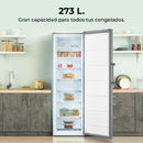 Cecotec Bolero CoolMarket UF 273 Gefrierschrank aus Edelstahl