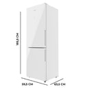 Cecotec Bolero CoolMarket Combi 322 White Cristal E