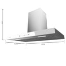 Cecotec Bolero Flux TT 905500 Glas Weiß A++