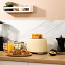 Cecotec Grille-pain vertical Toast&Taste 1000 Retro Double Beige