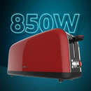 Cecotec Grille-pain vertical Toastin' time 850 Red Long