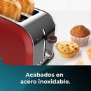 Cecotec Grille-pain vertical Toastin' time 850 Red Lite