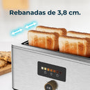 Cecotec Grille-pain vertical Touch&Toast Extra Double