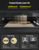 LaserPecker LX2 – Machine de Gravure et Découpe Laser de Bureau Tout-en-Un 20W - Basic