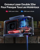 LaserPecker LP5 – Machine de Gravure Laser Fibre & Diode 20W (Version Deluxe)