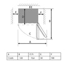 Cecotec Bolero CoolMarket Combi 335 Schwarzglas E