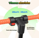 Isinwheel S6 Verstellbarer Elektroroller für Kinder, Orange