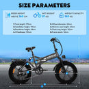 HiQiS E20 – Vélo électrique fat bike 20 pouces