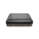 Antarion Lanterneau 40X40cm double vitrage Gris avec ventilation