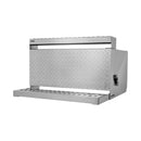 VEVOR Coffre à outils à marchepied pour semi-remorque, 790 x 770 x 485 mm, boîte à outils robuste en Alu, avec marchepied d'entrée de cabine étanche et loquet amortisseur pour camions à plateau, grue - image 10