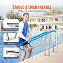 VEVOR Rampe Piscine, 1395x810 mm, Main Courante Piscine Acier Inoxydable avec Plaque de Base, 2PCS Barre d'Appui Sécurité Antirouille, Accessoires, pour Piscines, Intérieur, Extérieur, Terrasses, Spas - image 4