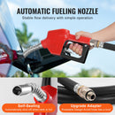 VEVOR Réservoir Diesel Portable, 182 L, Cuve de Ravitaillement Carburant, Pompe de Transfert 12 V, 40 L/min, Tuyau 4 m, Buse Ravitaillement Auto, pour Véhicules Appareils Agriculture Industrie, Orange - image 6