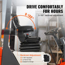 VEVOR Siège de Chariot Élévateur Universel Siège de Tracteur Rabattable Dossier à Angle Réglable Micro-interrupteur Ceinture de Sécurité Accoudoirs 3 Niveaux Absorption Chocs pour Chargeur Excavateur - image 5