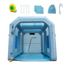 VEVOR Cabine de Peinture Gonflable 4x2,95x2,75 m Tente Peinture Gonflable Automobile en Oxford 210D avec Système de Filtration 1 Souffleur 950 W Station de Travail pour Pose de Peinture Atelier Garage