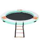 VEVOR Quai Flottant Gonflable Rond Plateforme de Quai Gonflable 3,05 m pour Piscine Plage Mer Lac Réunions de Famille Sorties Amis Activités Nautiques avec Sac de Transport Portable, Échelle Amovible - image 12
