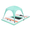 VEVOR Quai Flottant Gonflable 3,05x1,83 m Plateforme de Quai Gonflable pour Piscine Plage Mer Lac Réunions de Famille Sorties Amis Activités Nautiques avec Sac de Transport Portable, Échelle Amovible - image 10