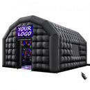 VEVOR Tente de Fête Gonflable, 6x5x3,65 m, Tente Cube Gonflable, Discothèque Boîte de Nuit Club à Gonfler avec Souffleur 680 W, Sac de Sable, 2 Fenêtres, pour Évènement, Anniversaire, Mariage, Noir - image 2