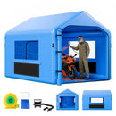 VEVOR Cabine de Peinture Gonflable 4x3x2,8 m, Tente de Pulvérisation pour Voiture avec Ventilateur 550 W et Système de Filtration d'Air, Station de Travail pour Pose de Peinture pour Garage Atelier - image 2