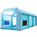 VEVOR Cabine de peinture gonflable 12x5x4 m, tente peinture gonflable automobile en tissu oxford 210 D, avec 2 souffleurs puissants et système de filtre à air, station de travail pour garage, atelier - image 10
