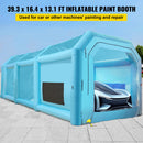 VEVOR Cabine de peinture gonflable 12x5x4 m, tente peinture gonflable automobile en tissu oxford 210 D, avec 2 souffleurs puissants et système de filtre à air, station de travail pour garage, atelier - image 3