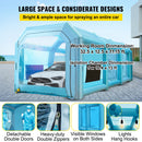 VEVOR Cabine de peinture gonflable 12x5x4 m, tente peinture gonflable automobile en tissu oxford 210 D, avec 2 souffleurs puissants et système de filtre à air, station de travail pour garage, atelier - image 5