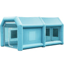 VEVOR Cabine de Peinture Gonflable 4x2,5x2,2 m, Tente Peinture Gonflable Automobile en Tissu Oxford 210D, avec 2 Souffleurs Puissants, Station de Travail pour Pose de Peinture, Garage, Atelier - image 11