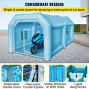 VEVOR Cabine de Peinture Gonflable 4x2,5x2,2 m, Tente Peinture Gonflable Automobile en Tissu Oxford 210D, avec 2 Souffleurs Puissants, Station de Travail pour Pose de Peinture, Garage, Atelier - image 5