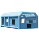 VEVOR Cabine de Peinture Gonflable 8x4,5x3 m, Tente Peinture Gonflable Automobile avec Souffleurs Puissants 950 W + 750 W et Système de Filtration, Station de Travail pour Pose de Peinture Atelier - image 2