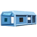 VEVOR Cabine de Peinture Gonflable 9x4,8x3,6 m, Tente Peinture Gonflable Automobile avec Souffleurs Puissants de 950 + 750 W et Système de Filtration, Station de Travail pour Pose de Peinture Atelier - image 11