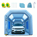 VEVOR Cabine de Peinture Gonflable 6x3x2,5 m Tente Peinture Gonflable Automobile en Tissu Oxford 210D avec Système de Filtration 2 Souffleurs Station de Travail pour Pose de Peinture Atelier Garage