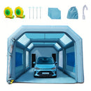 VEVOR Cabine de Peinture Gonflable 7x4x2,75 m Tente Peinture Gonflable Automobile en Tissu Oxford 210D avec Système de Filtration 2 Souffleurs Station de Travail pour Pose de Peinture Atelier Garage - image 2