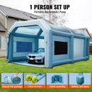 VEVOR Cabine de Peinture Gonflable 7x4x2,75 m Tente Peinture Gonflable Automobile en Tissu Oxford 210D avec Système de Filtration 2 Souffleurs Station de Travail pour Pose de Peinture Atelier Garage - image 6
