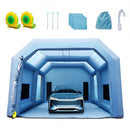 VEVOR Cabine de Peinture Gonflable 10x6x4 m Tente Peinture Gonflable Automobile en Tissu Oxford 210D avec Système de Filtration 2 Souffleurs Station de Travail pour Pose de Peinture Atelier Garage - image 2