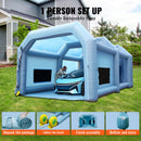 VEVOR Cabine de Peinture Gonflable 10x6x4 m Tente Peinture Gonflable Automobile en Tissu Oxford 210D avec Système de Filtration 2 Souffleurs Station de Travail pour Pose de Peinture Atelier Garage - image 6