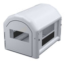 VEVOR Cabine de Peinture Gonflable 4x3x2,75 m avec Souffleur de 750 W Gris, Tente de Pulvérisation Portable avec Grand Filtre en Coton, Toit Arqué, Idéale pour Vélos, Motos et Petits Meubles - image 11