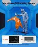 VEVOR Cabine de Peinture Gonflable 4x2,5x2,5 m avec Souffleur de 750 W Bleu, Tente de Pulvérisation Portable avec Grand Filtre en Coton, Idéale pour Vélos, Motos et Petits Meubles - image 4