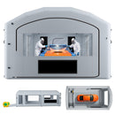 VEVOR Cabine de Peinture Gonflable 8x4,5x3 m Souffleurs de 750W+950W Gris, Tente de Pulvérisation Portable avec Filtre en Coton et Espace Vestiaire, Toit Arqué, pour Pickup Moyen, Grands Meubles