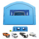 VEVOR Cabine de Peinture Gonflable 10x6x4 m Souffleurs de 950W+1100W Bleu, Tente de Pulvérisation Portable avec Filtre en Coton et Espace Vestiaire, Toit Arqué, pour Pickup et Petit Bateau à Moteur - image 2