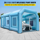 VEVOR Cabine de Peinture Gonflable Automobile 8x4,5x3m, Tente Gonflable Auto Pulvérisation Peinture Extérieur avec Souffleurs de Gonflage de Ventilation 950/330W pour Voiture - image 3