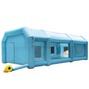 VEVOR Cabine Peinture Gonflable 6x3x2,5 m Tente Tunnel Pulvérisation Garage Tissu Oxford 210D PVC Souffleur Gonflage 680W Souffleur Ventilation 330W Tente pour Mécaniciens Automobile - image 12