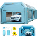 VEVOR Cabine Peinture Voiture 8x4x3m, Tente Pulvérisation Gonflable Garage Tissu Oxford 210D PVC Souffleur Gonflage 950W Souffleur de Ventilation 330W Tente Tunnel pour Camping Mécaniciens Automobile - image 2