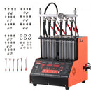 VEVOR Nettoyeur et Testeur d’Injecteurs Essence avec 9 Modes de Test, Banc de Test et de Nettoyage d'Injecteurs par Ultrasons à 6 Cylindres, pour Voiture Atelier, Compatible avec EFI/FSI/GDI - image 2