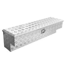 VEVOR Coffre à outils pour benne de camion, 1219x340x330 mm, boîte à outils pour camion robuste en aluminium avec sculptures, coffre de rangement avec serrure et clé, pour pick-up, remorque, argent - image 10