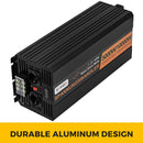 VEVOR Onduleur à onde sinusoïdale pure, 5000 W 10000 W, convertisseur de tension DC 24 V à 230 V AC écran LCD USB ventilateur de refroidissement à grande vitesse en aluminium avec télécommande filaire - image 6