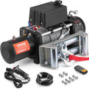 VEVOR Treuil Électrique 6123 kg 12 V CC avec Câble Acier Φ1,0 x 2438,4 cm, Guide-câble, Télécommande Sans Fil et Filaire, Étanche IP55, pour Remorquage SUV Tout-terrain, Jeep, Camion, Remorque, Bateau - image 2