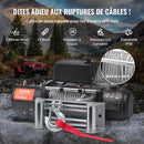 VEVOR Treuil Électrique 6123 kg 12 V CC avec Câble Acier Φ1,0 x 2438,4 cm, Guide-câble, Télécommande Sans Fil et Filaire, Étanche IP55, pour Remorquage SUV Tout-terrain, Jeep, Camion, Remorque, Bateau - image 5